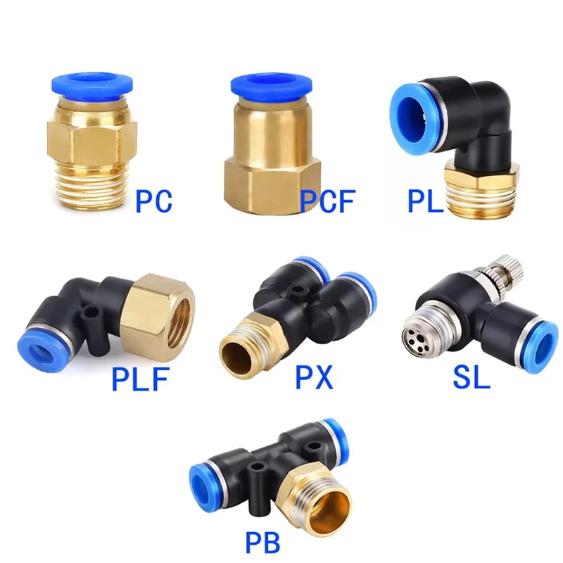 1 Buah Konektor Cepat Pneumati - Compression Fitting Brass ulasan dan harga