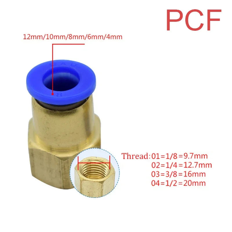 1 Buah Konektor Cepat Pneumati - Compression Fitting Brass ulasan dan harga