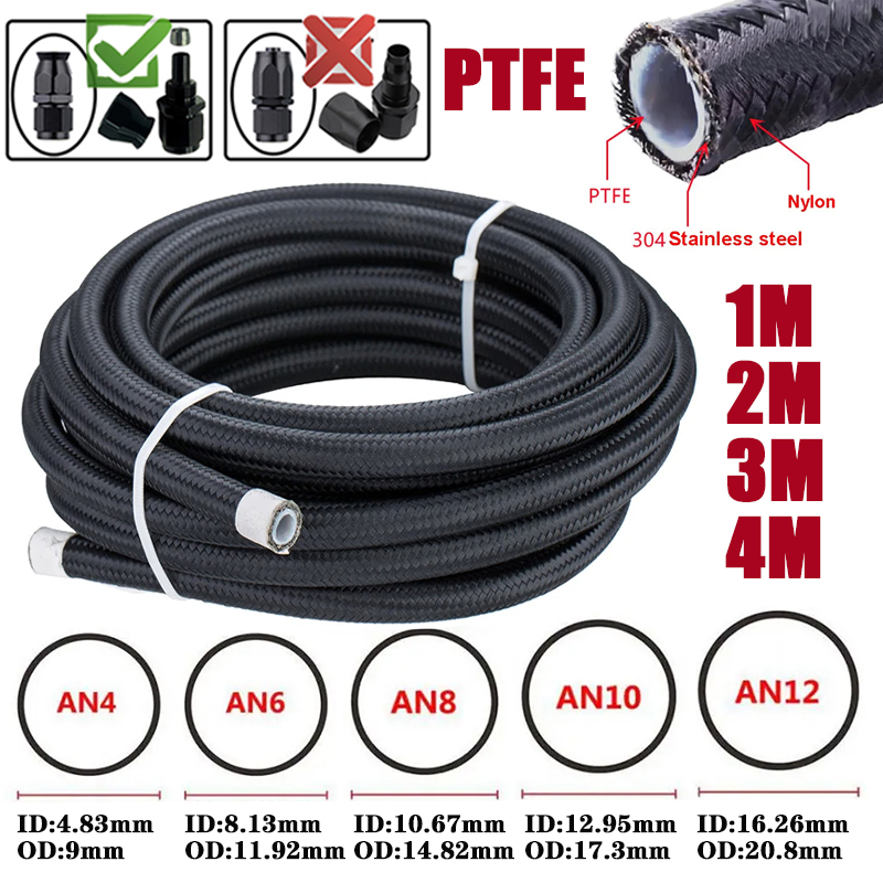 Selang Bahan Bakar PTFE E85 1M - Ptfe Tape Thread ulasan dan harga