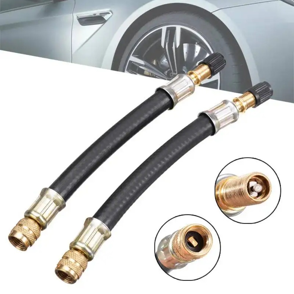 1 buah Ekstensi Katup Ban Kare - Flexible Hose Braided ulasan dan harga